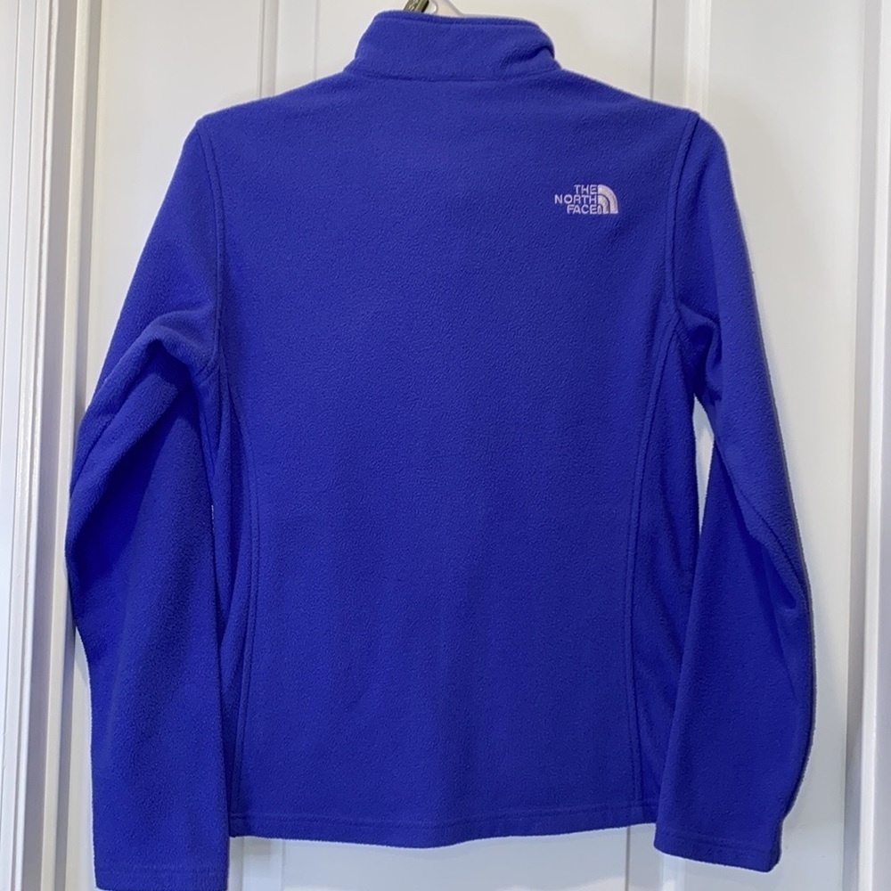 The North Face Fleece Blue and Purple Jacket size L 14/16 - Picture 2 of 4